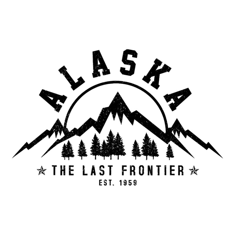 Alaska The Last Frontier Est . 1959 Mountains Nature Gift T Shirt 3/4 Sleeve Shirt | Artistshot