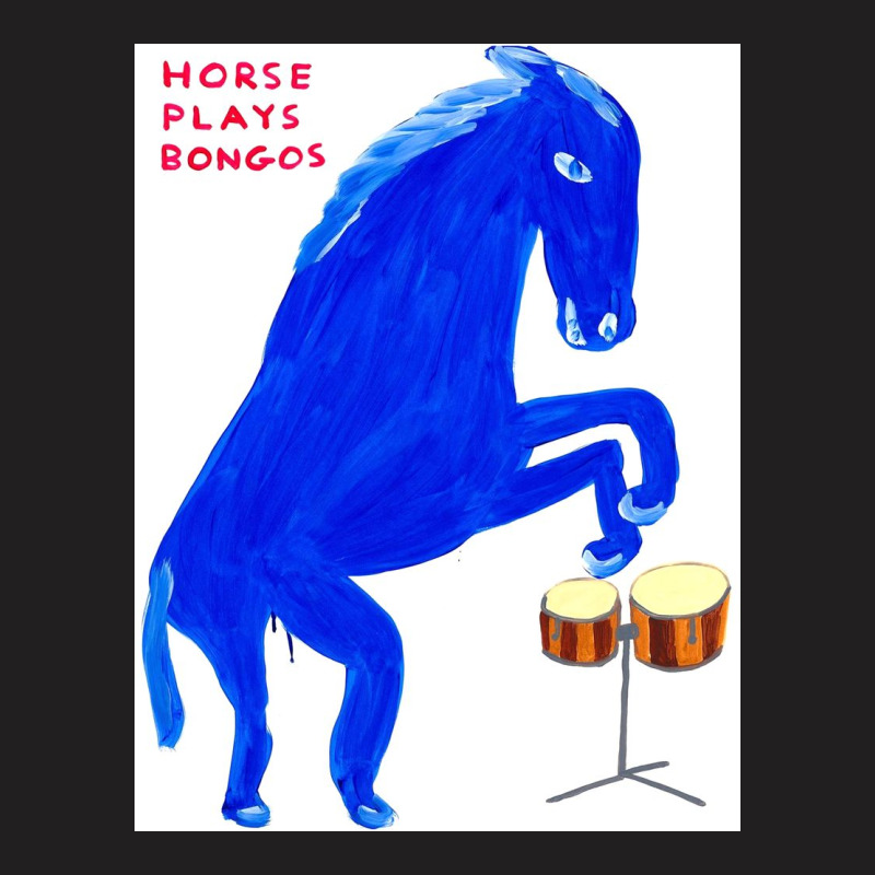 Horse Plays Bongos T-shirt | Artistshot