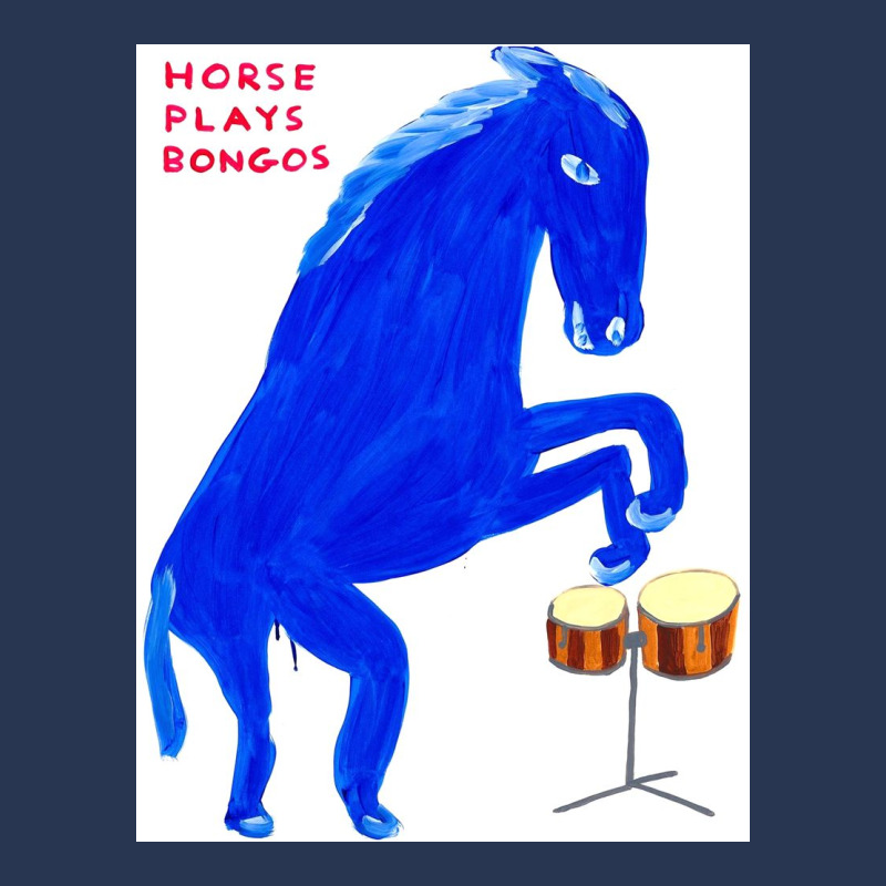 Horse Plays Bongos Men Denim Jacket | Artistshot