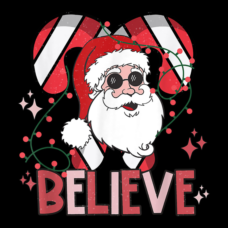 Believe Santa Claus Funny Christmas Party Merry Christmas T Shirt Zipper Hoodie by hapusajehae | Artistshot