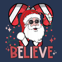 Believe Santa Claus Funny Christmas Party Merry Christmas T Shirt Men Denim Jacket | Artistshot