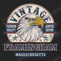 Retro Bald Eagle Framingham Massachusetts Vintage Limited Edition 3/4 Sleeve Shirt | Artistshot