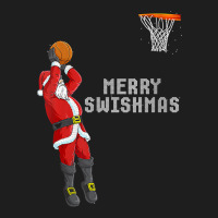 Womens Funny Merry Swishmas Christmas Basketball Player V Neck T Shirt Classic T-shirt | Artistshot