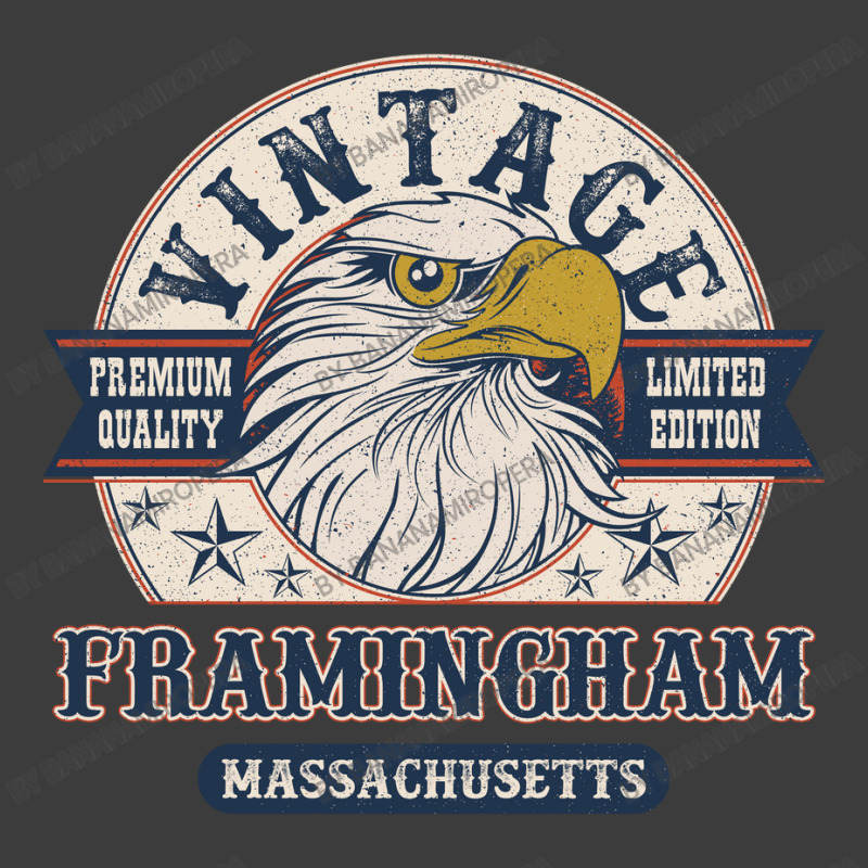 Retro Bald Eagle Framingham Massachusetts Vintage Limited Edition Men's Polo Shirt by Bananamiropera | Artistshot