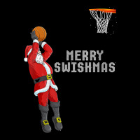 Womens Funny Merry Swishmas Christmas Basketball Player V Neck T Shirt Fleece Short | Artistshot