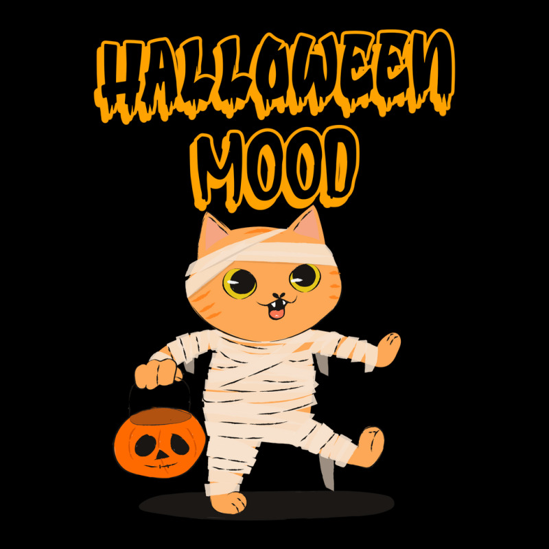 Halloween Mood, Cat Mummy Cropped Sweater | Artistshot