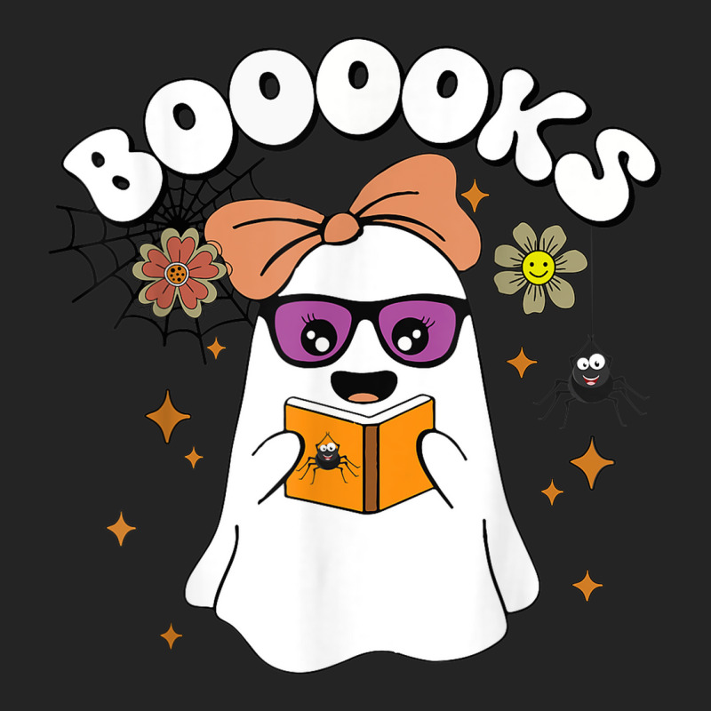 Booooks Ghost Read Library Books Halloween Teacher Shirt 3/4 Sleeve Shirt by Fashzilla | Artistshot