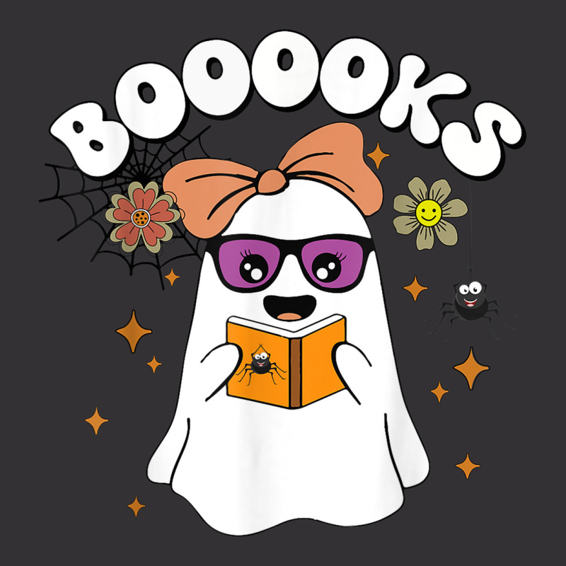 Booooks Ghost Read Library Books Halloween Teacher Shirt Vintage Hoodie by Fashzilla | Artistshot