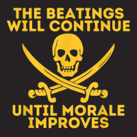 The Beatings Will Continue Until Morale Improves Vintage Cap | Artistshot