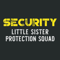 Security Little Sister Protection Squad Big Brother Women's Triblend Scoop T-shirt | Artistshot