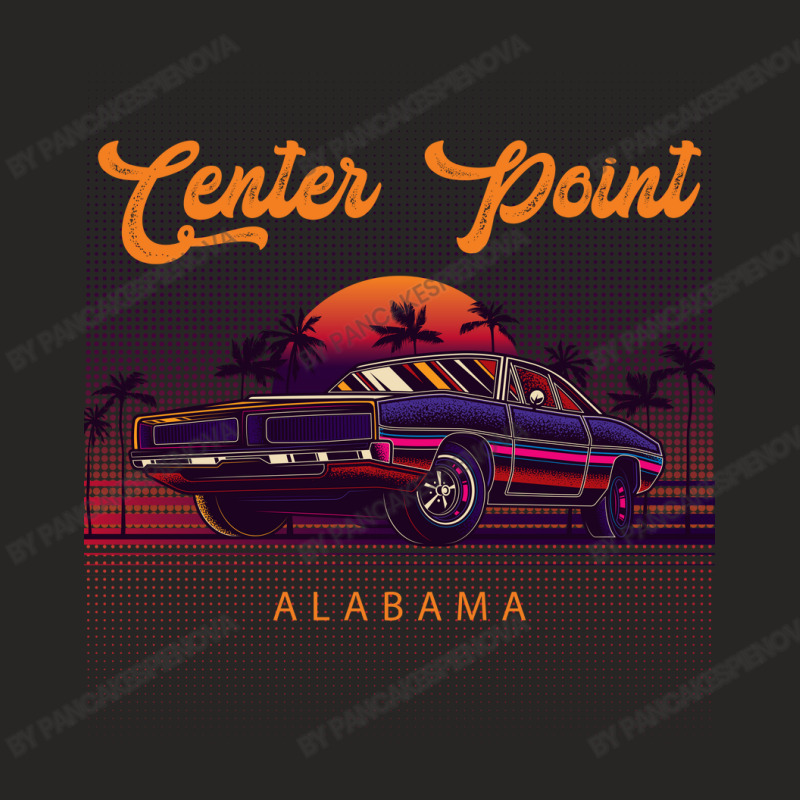 Center Point Alabama Retro Vintage 80s 90s Muscle Cars Retrowave Aesth Ladies Fitted T-Shirt by pancakespienova | Artistshot