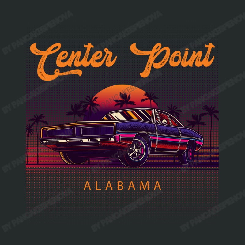 Center Point Alabama Retro Vintage 80s 90s Muscle Cars Retrowave Aesth Women's Triblend Scoop T-shirt by pancakespienova | Artistshot