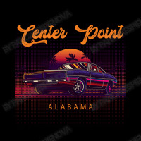 Center Point Alabama Retro Vintage 80s 90s Muscle Cars Retrowave Aesth Cropped Sweater | Artistshot