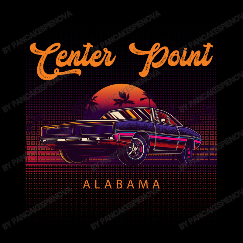 Center Point Alabama Retro Vintage 80s 90s Muscle Cars Retrowave Aesth Cropped Sweater by pancakespienova | Artistshot