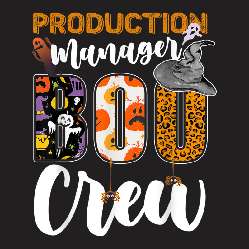 Production Manager Boo Crew Halloween Matching T-shirt | Artistshot