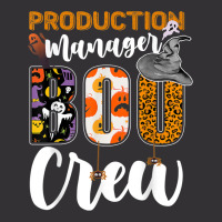 Production Manager Boo Crew Halloween Matching Vintage Hoodie | Artistshot