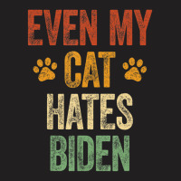 Even My Cat Hates Biden Conservative Anti Liberal T-shirt | Artistshot