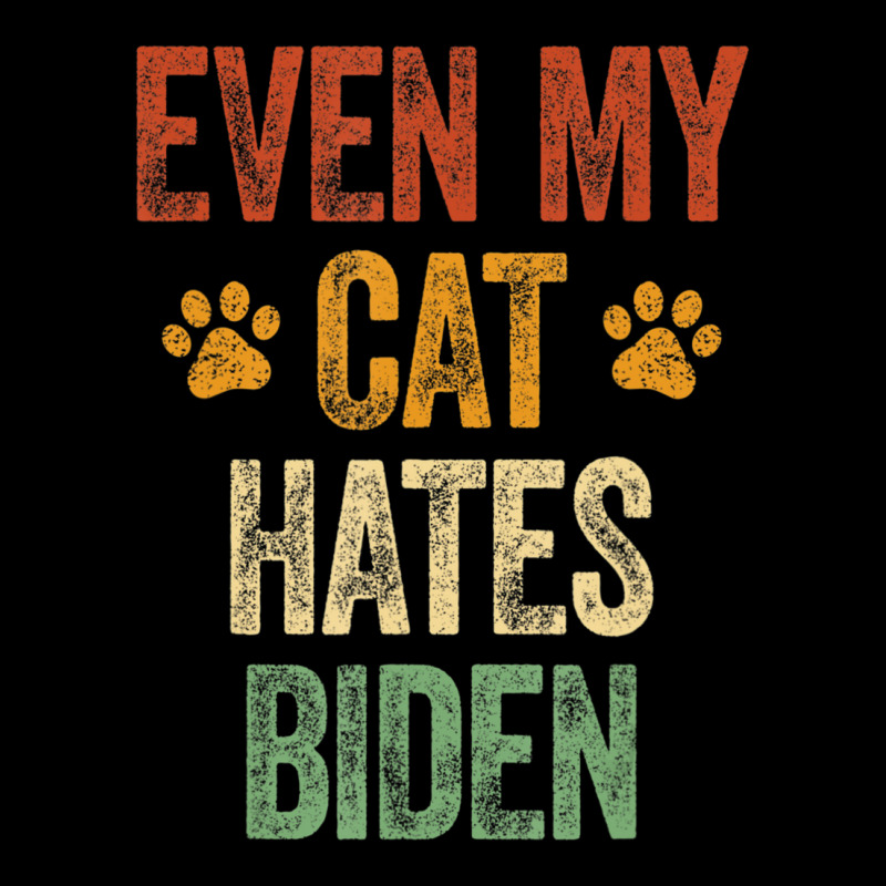 Even My Cat Hates Biden Conservative Anti Liberal Fleece Short | Artistshot