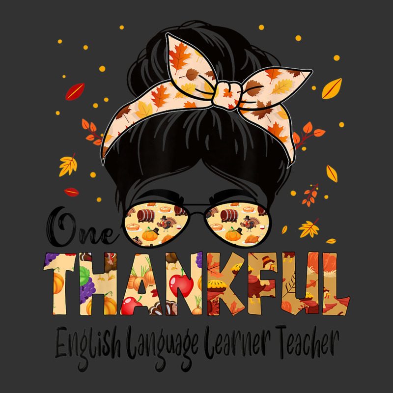 English Language Learner Teacher One Thankful Thanksgiving Baby Bodysuit by Deluxe | Artistshot