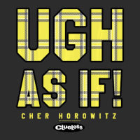 Clueless Ugh As If Cher Horowitz Yellow Plaid Lettering Exclusive T-shirt | Artistshot