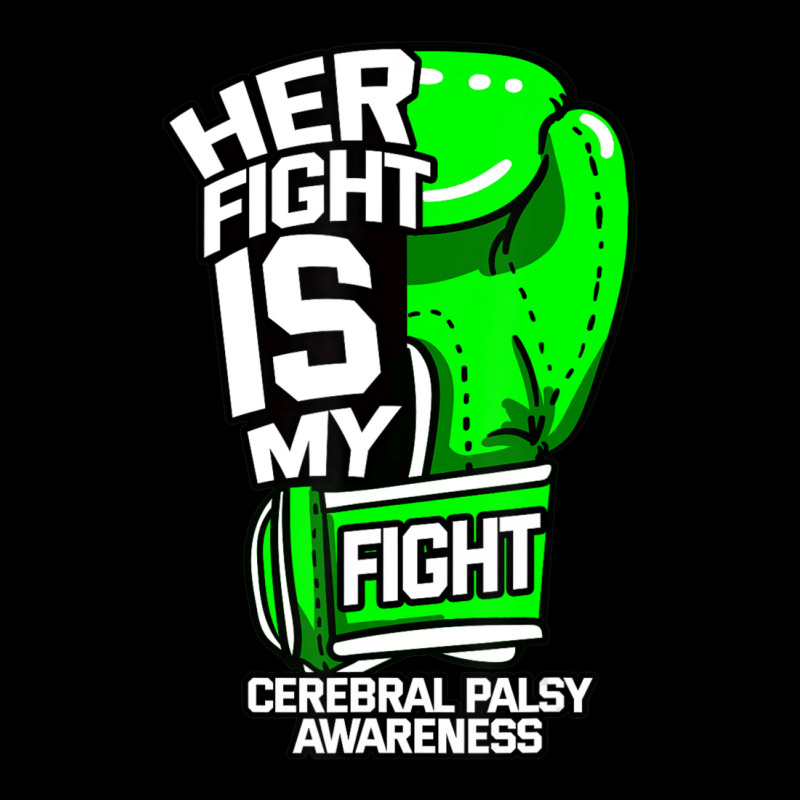 Her Fight Is My Fight Cerebral Palsy Awareness Green Ribbon Youth Jogger by cm-arts | Artistshot