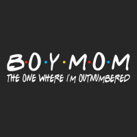 Boy With Mom The One Where I M Outnumbered Funny Vintage Men's T-shirt Pajama Set | Artistshot