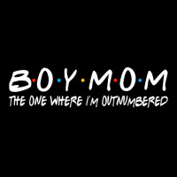 Boy With Mom The One Where I M Outnumbered Funny Vintage Men's 3/4 Sleeve Pajama Set | Artistshot