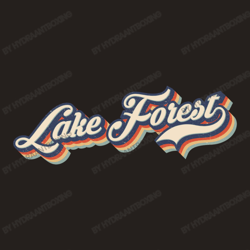 I Love Lake Forest City Usa Retro Vintage Tank Top | Artistshot