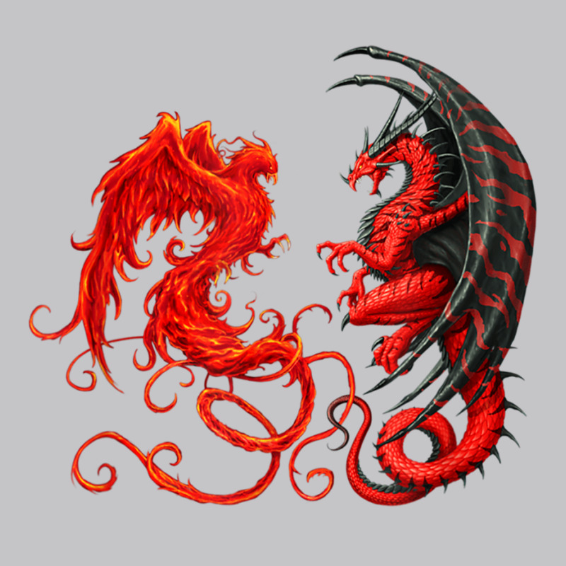 Rising Phoenix Fire And Dragon T Shirt Baby Bodysuit by hin | Artistshot