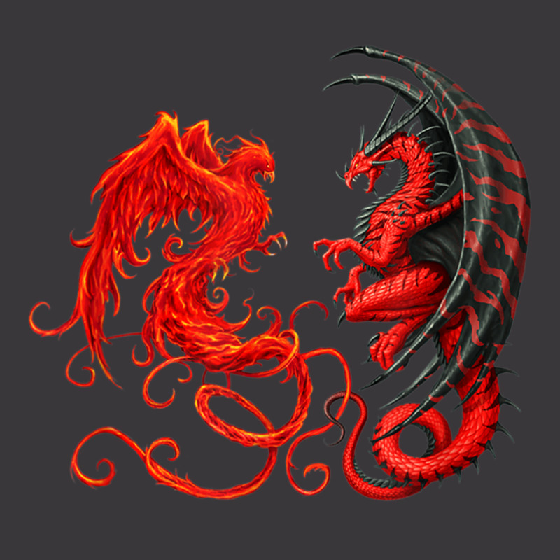 Rising Phoenix Fire And Dragon T Shirt Ladies Curvy T-Shirt by hin | Artistshot