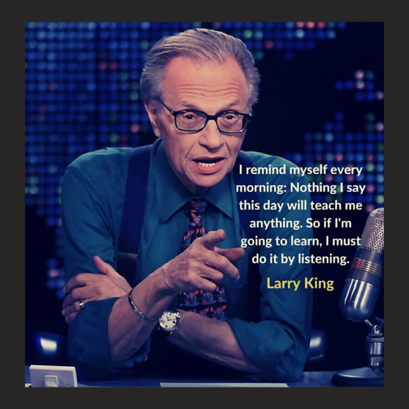 Mommy Of The Great Quote On Listening Larry King Costume The Best Men Ladies Fitted T-Shirt by JOEGARZA | Artistshot