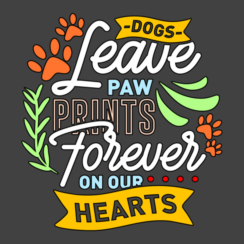 Dog Leave Paw Prints Forever On Our Hearts Vintage T-shirt | Artistshot