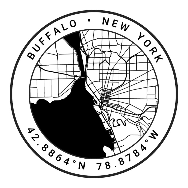 Buffalo Map Sticker | Artistshot