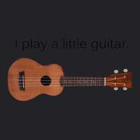 I Play A Little Guitar Pun Ukulele Player Youth Tee | Artistshot