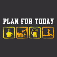 Excavator Heavy Equipment Operator Plan For Today Vintage Hoodie And Short Set | Artistshot