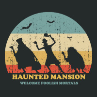 Haunted Mansion Vintage Retro Sunset Women's Triblend Scoop T-shirt | Artistshot