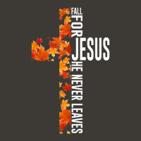 Fall For Jesus He Never Leaves Christian Faith Jesus Cross Bucket Hat | Artistshot