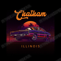 Chatham Illinois Retro Vintage 80s 90s Muscle Cars Retrowave Aesthetic Long Sleeve Baby Bodysuit | Artistshot