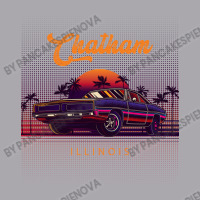 Chatham Illinois Retro Vintage 80s 90s Muscle Cars Retrowave Aesthetic Youth 3/4 Sleeve | Artistshot