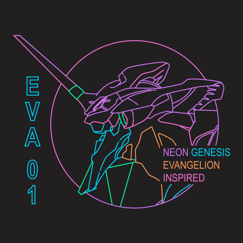 Eva 01 Neon Angel T-Shirt by JesseBWiles | Artistshot