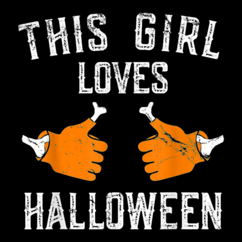 This Girl Loves Happy Halloween Costume Funny For Women Adjustable Cap | Artistshot