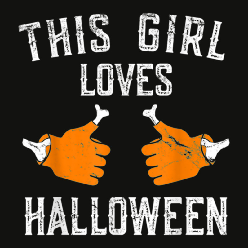 This Girl Loves Happy Halloween Costume Funny For Women Scorecard Crop Tee by JOEGARZA | Artistshot