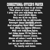 Correctional Officer Prayer Corrections Prayer T-shirt | Artistshot