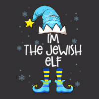 Happy Christmukkah Jewish I'm The Jewish Elf Christmas Xmas Vintage Hoodie | Artistshot