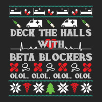 Deck The Halls Beta Blockers Nurse Christmas Ugly Sweater Unisex Hoodie | Artistshot