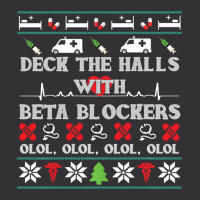 Deck The Halls Beta Blockers Nurse Christmas Ugly Sweater Vintage Short | Artistshot