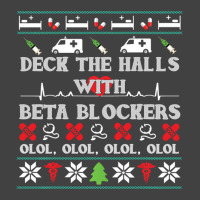 Deck The Halls Beta Blockers Nurse Christmas Ugly Sweater Vintage T-shirt | Artistshot