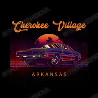 Cherokee Village Arkansas Retro Vintage 80s 90s Muscle Cars Retrowave Adjustable Cap | Artistshot