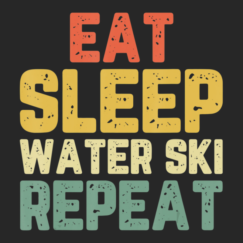 Eat Sleep Water Ski Repeat Skiing Skier Waterskiing Vintage Women's Pajamas Set by cm-arts | Artistshot