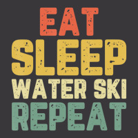 Eat Sleep Water Ski Repeat Skiing Skier Waterskiing Vintage Ladies Curvy T-shirt | Artistshot